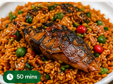 Catfish Jollof Rice