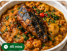 Catfish Yam Porridge